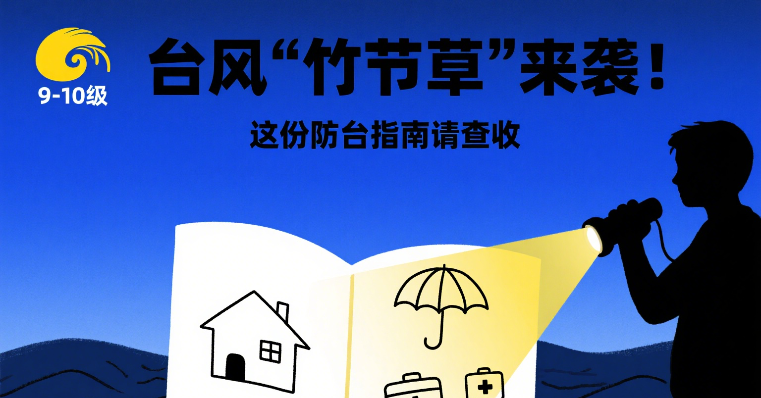 臺風(fēng) “竹節(jié)草” 來襲！這份防臺指南請查收
